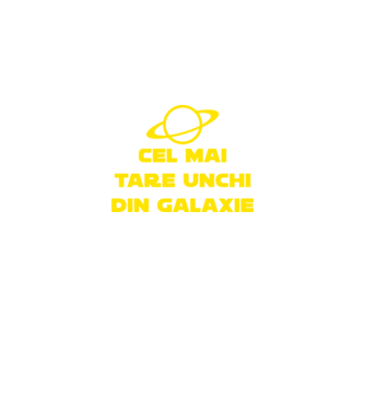 Cel mai tare unchi din galaxie model negru pe tricou