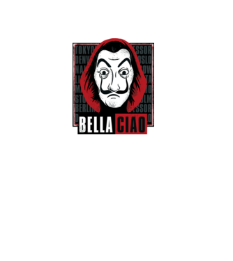 bella ciao dali model negru pe tricou