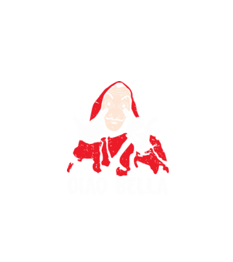 ciao bella dali model negru pe tricou