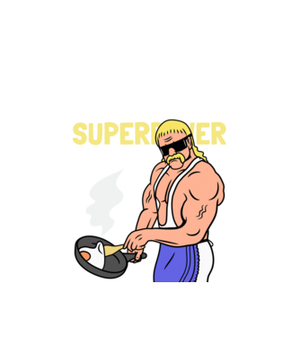 KETO SUPERPOWER model alb pe tricou