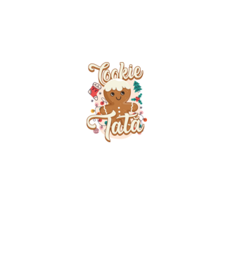 Cookie tată model alb pe tricou
