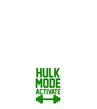 Hulk mode model roz deschis pe tricou