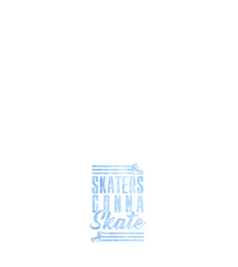 skaters gonna skate model alb pe tricou