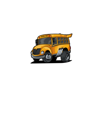 Autobuze model gri pe tricou