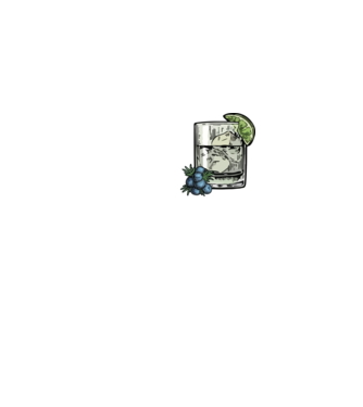 Let the fun be gin model negru pe tricou