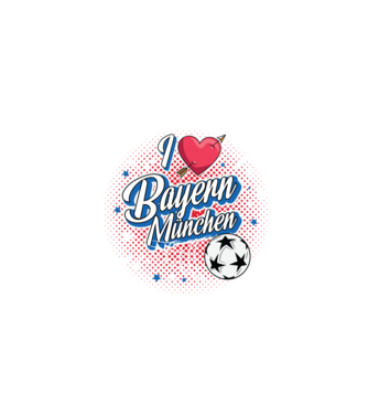 Popart Bayern model negru pe tricou