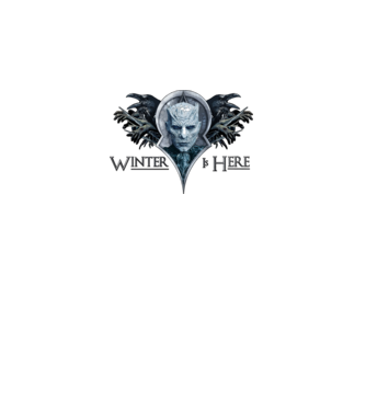 Winter is Here model verde neon pe tricou