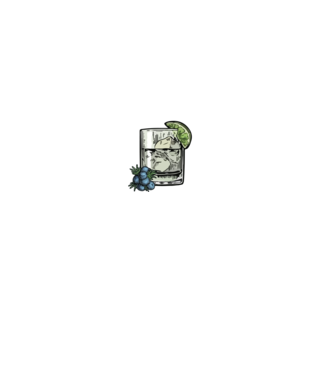 Let the fun be gin model turcoaz pe tricou