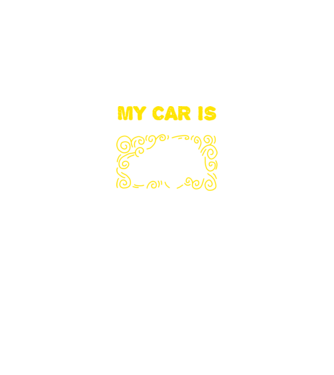 My car is older than me and I love it model negru pe tricou