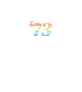 Retro Birthday 1973 model negru pe tricou
