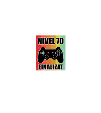 Nivel 70 finalizat model negru pe tricou
