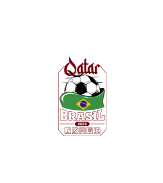 Qatar teams Brasil model negru pe tricou