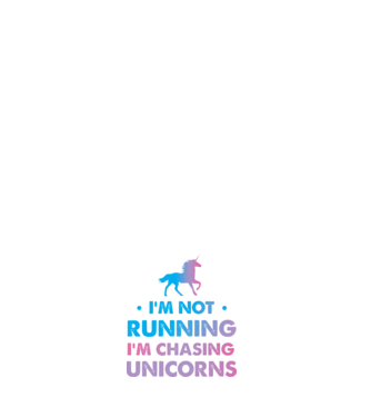Unicorn Alergare model negru pe tricou