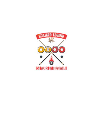 Billiard legend born in 1973 model negru pe tricou