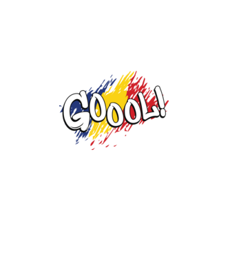 GOOOL model negru pe tricou