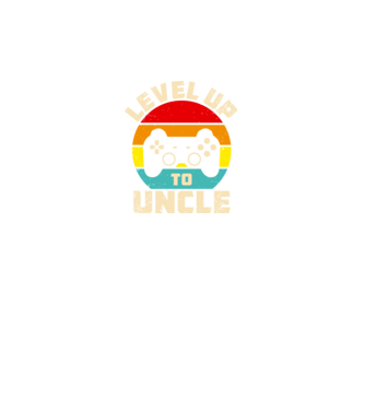Level Up Uncle model negru pe tricou