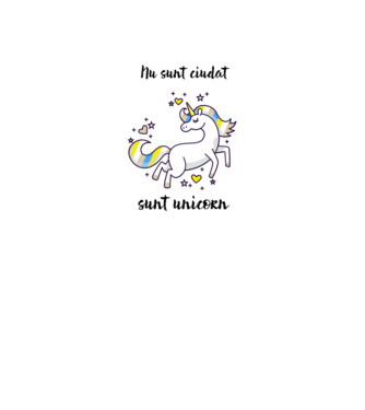 Nu sunt ciudat - sunt unicorn model turcoaz pe tricou