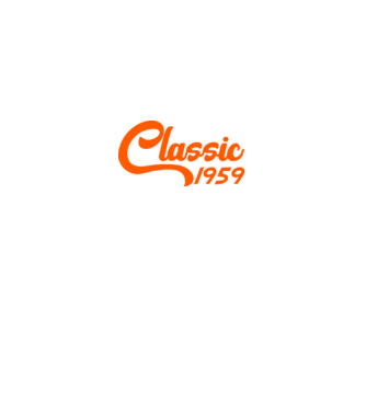 Classic 1959 model negru pe tricou