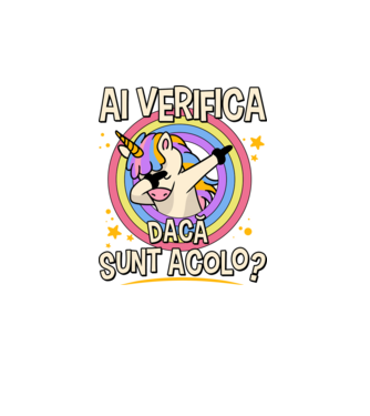Ai verifica dacă sunt acolo? model turcoaz pe tricou