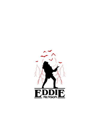 eddie munson stranger things model nisipiu pe tricou