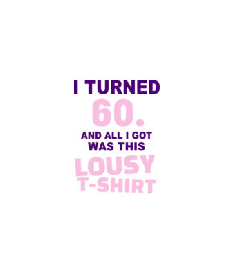 Lousy T-shirt 60 model turcoaz pe tricou