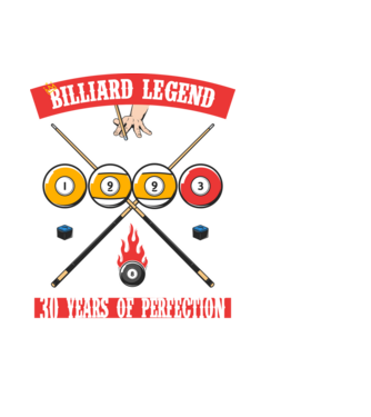 Billiard legend born in 1993 model negru pe tricou