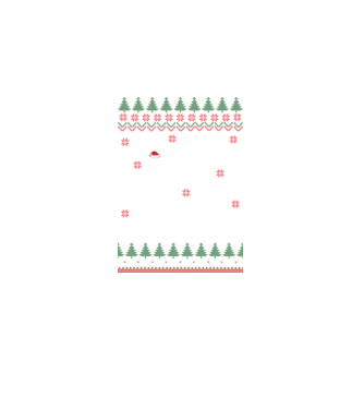 Merry Fishmas model negru pe tricou