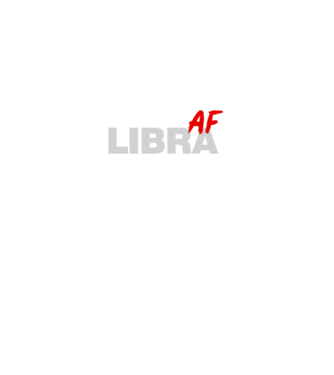 LIBRA as fuck model negru pe tricou