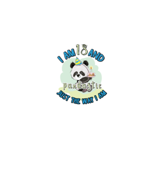 PANDASTIC 18 model alb pe tricou