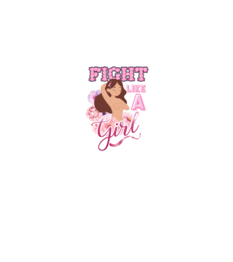 FIGHT like a girl model gri pe tricou