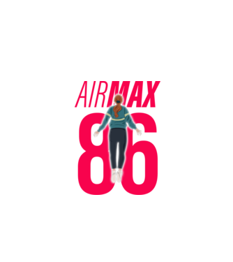 air max 86 stranger things model negru pe tricou
