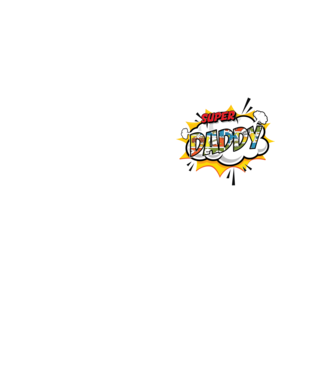 Comic Daddy model galben neon pe tricou