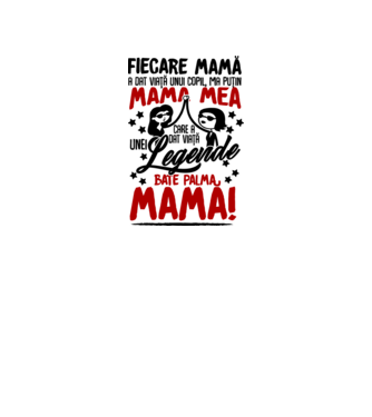 fiecare mamă a dat viață unui copil, mai puțin mama mea, care a dat viață unei legende. Bate palma mamă! model galben neon pe tricou
