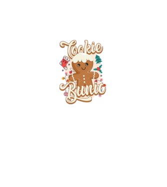 Cookie bunic model alb pe tricou