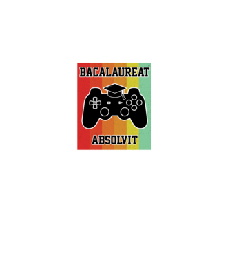 bacalaureat absolvit model negru pe tricou