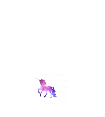 Always be UNICORN model roz deschis pe tricou