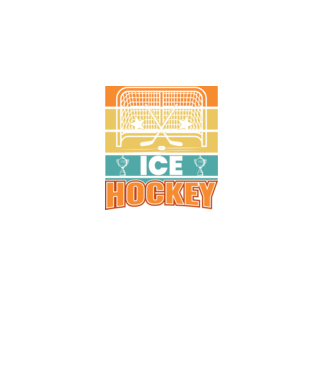 Ice Hockey model negru pe tricou