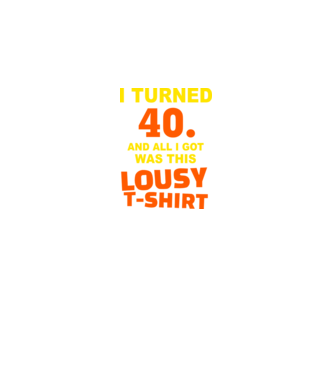 Lousy T-shirt 40 model negru pe tricou