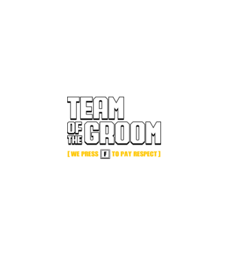 Team of the Groom model nisipiu pe tricou