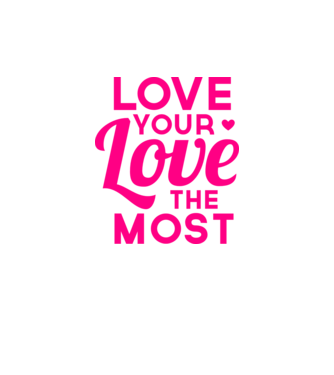 love most model alb pe tricou