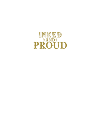 Inked and proud model negru pe tricou