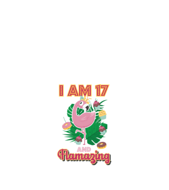 FLAMAZING Birthday 17 Years old model alb pe tricou