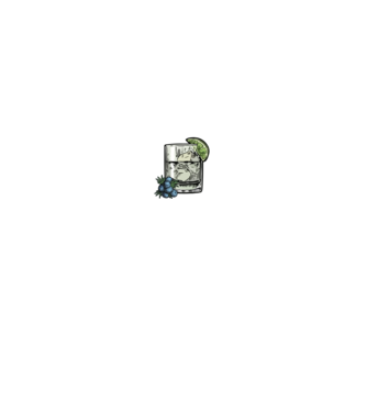 Let the fun be gin model negru pe tricou