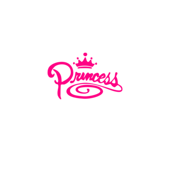 Princess model roz deschis pe tricou