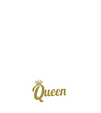 Nurse a title just above Queen model negru pe tricou
