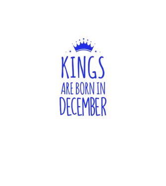 Kings are born in - December model galben neon pe tricou