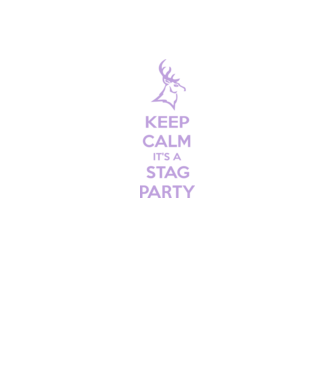 Keep calm stag party on model negru pe tricou