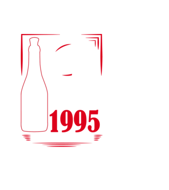 Un Vin Bun 1995 - Negru model negru pe tricou
