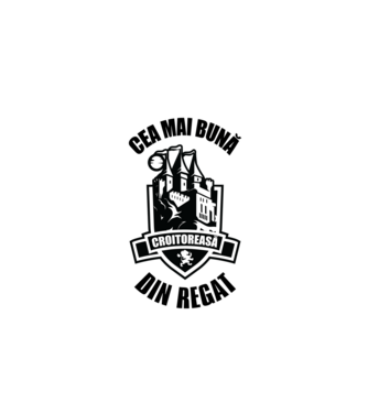 Cea mai bună croitoreasă din regat model alb pe tricou