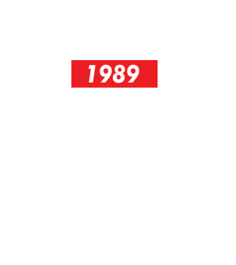 Supreme Birthday 1989 model negru pe tricou